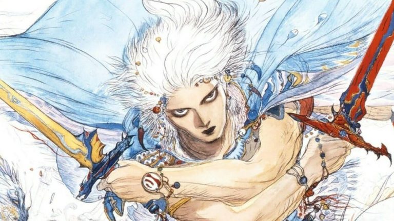 Final Fantasy III box art by Yoshitaka Amano